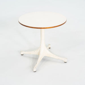 SOLD C. 1958 Pair of George Nelson Pedestal Side Tables for Herman Miller w/ Laminate