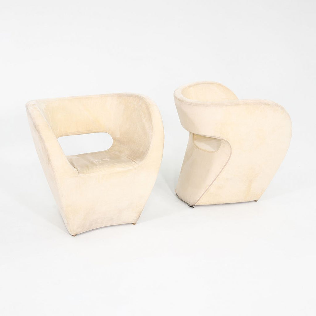 2004 Ron Arad for Moroso Victoria and Albert Lounge Chairs in White 8x Available