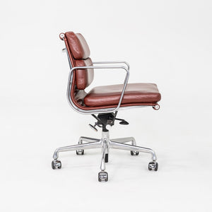 2012 Herman Miller Eames Soft Pad Management Desk Chair Rust Leather 10x Avail