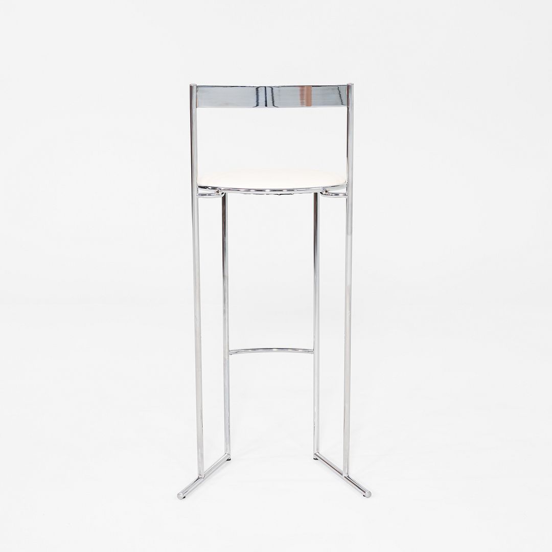 1980s Pair of Postmodern Musme Bar Stools by Emilio Nanni for Fly Line, Italy