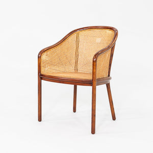 1980s Ward Bennett for Brickel Associates Bankers Chair in Dark Oil Ash 3x Avail