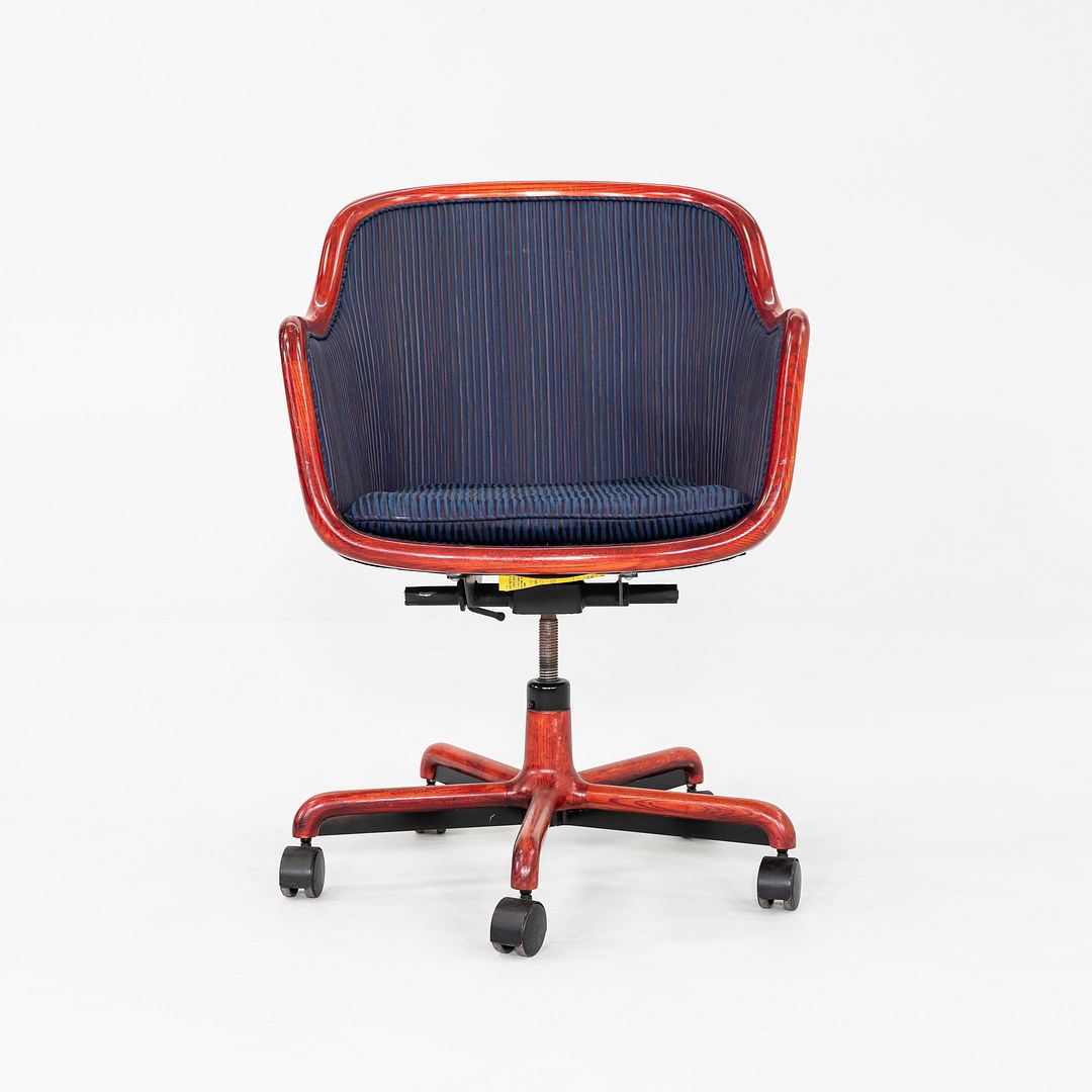 1986 Ward Bennett for Brickel Associates Executive Office Chair in Red 4x Avail