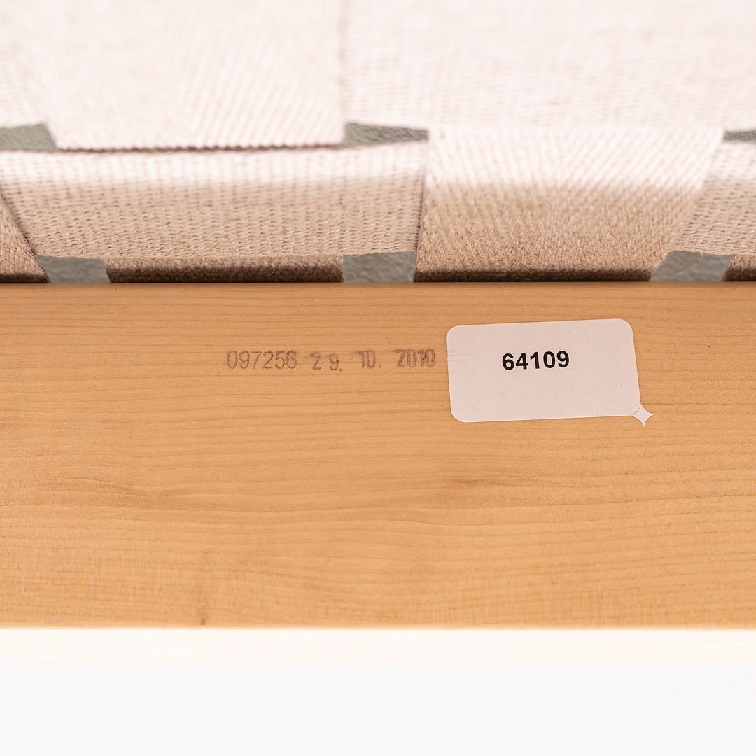 2010 Pair of Alvar & Aino Aalto for Artek 611 Stacking Dining Side Chairs Beige