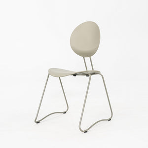 2024 Set of Four Verner Panton for Verpan Flex Chair in Grey Frame w/ Grey Seat
