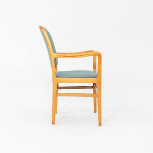 1970s Set of 12 Jack Lenor Larsen Furniture Dining Arm Chairs in Maple