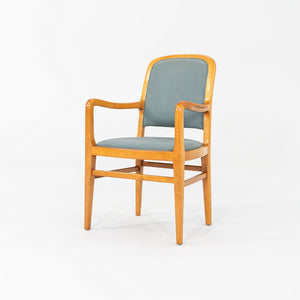 1970s Set of 12 Jack Lenor Larsen Furniture Dining Arm Chairs in Maple