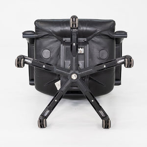 1991 Mario Bellini and Dieter Thiel for Vitra Figura Office Chair Black Leather