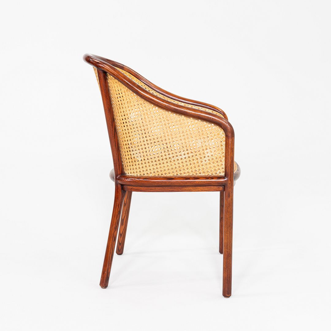 1980s Ward Bennett for Brickel Associates Bankers Chair in Dark Oil Ash 3x Avail