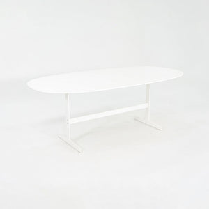2000s Jasper Morrison for Cappellini White Lacquer Simplon Dining Table 79x39x29