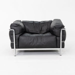 2010s Pair of Le Corbusier Jeanneret Perriand for Cassina LC3 Club Lounge Chair