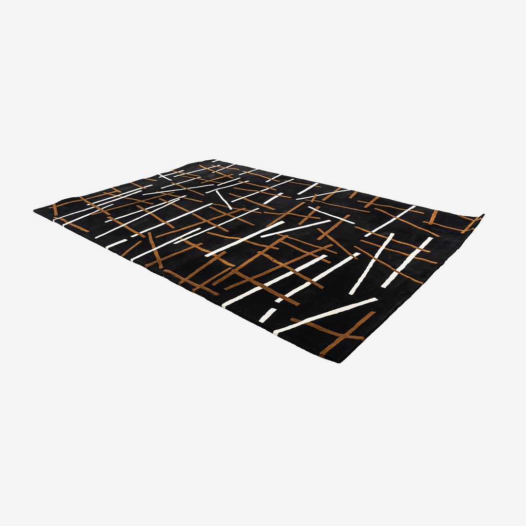 2000s DellaRobbia Studio DR Rocco Wool Area Rug New Zealand 7.5 x 10.5 feet