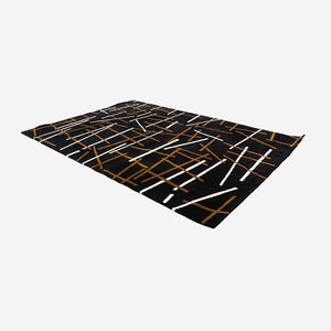 2000s DellaRobbia Studio DR Rocco Wool Area Rug New Zealand 7.5 x 10.5 feet