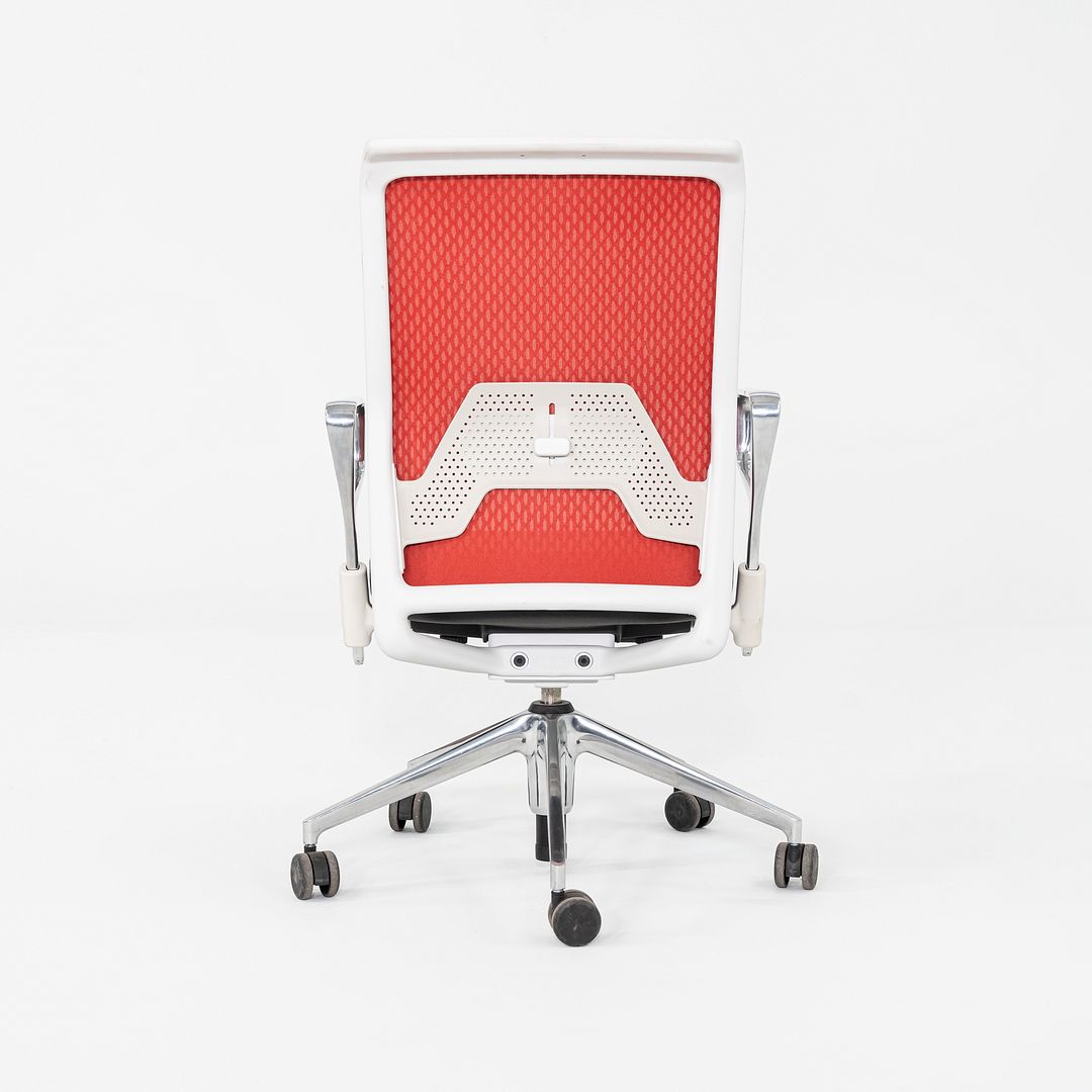 2013 Antonio Citterio for Vitra ID Mesh Desk Chairs in Grey with Orange Mesh 12x Available