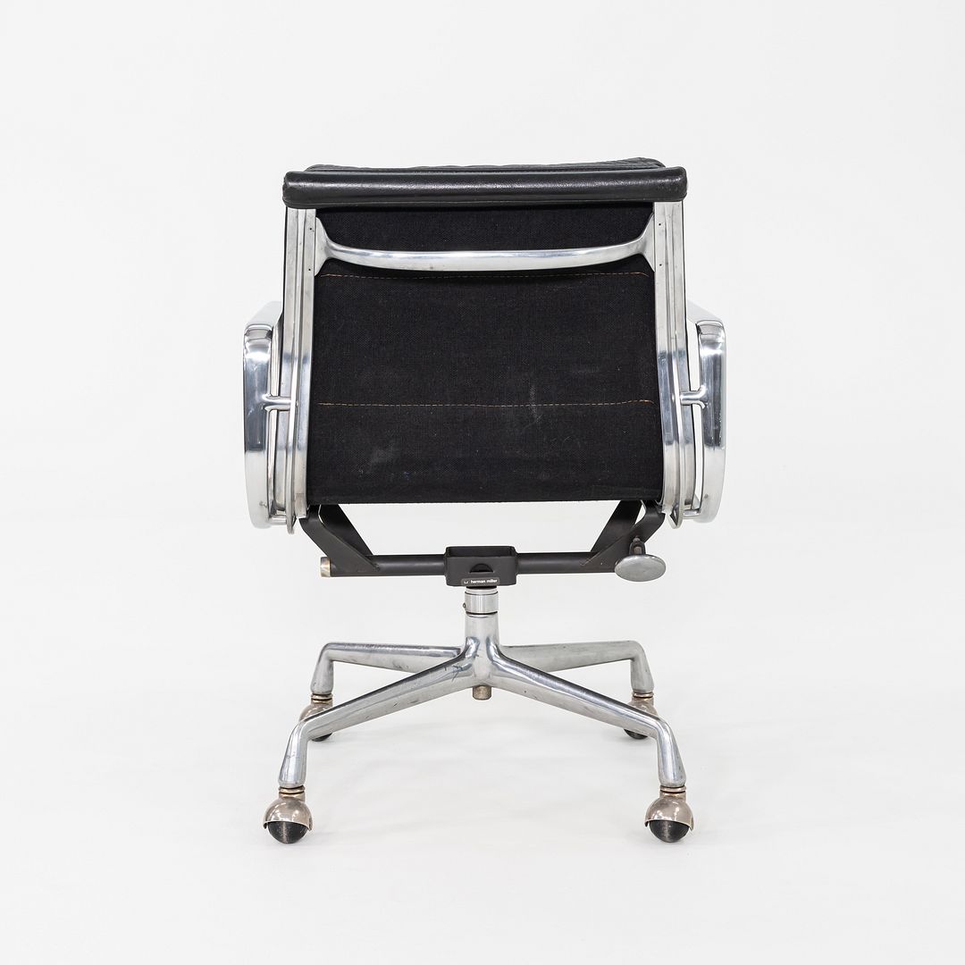 1979 Herman Miller Eames Soft Pad Management Desk Chair Black Leather 5x Avail