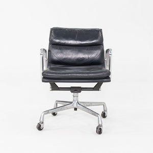 1989 Herman Miller Eames Soft Pad Management Desk Chair Black Leather 7x Avail