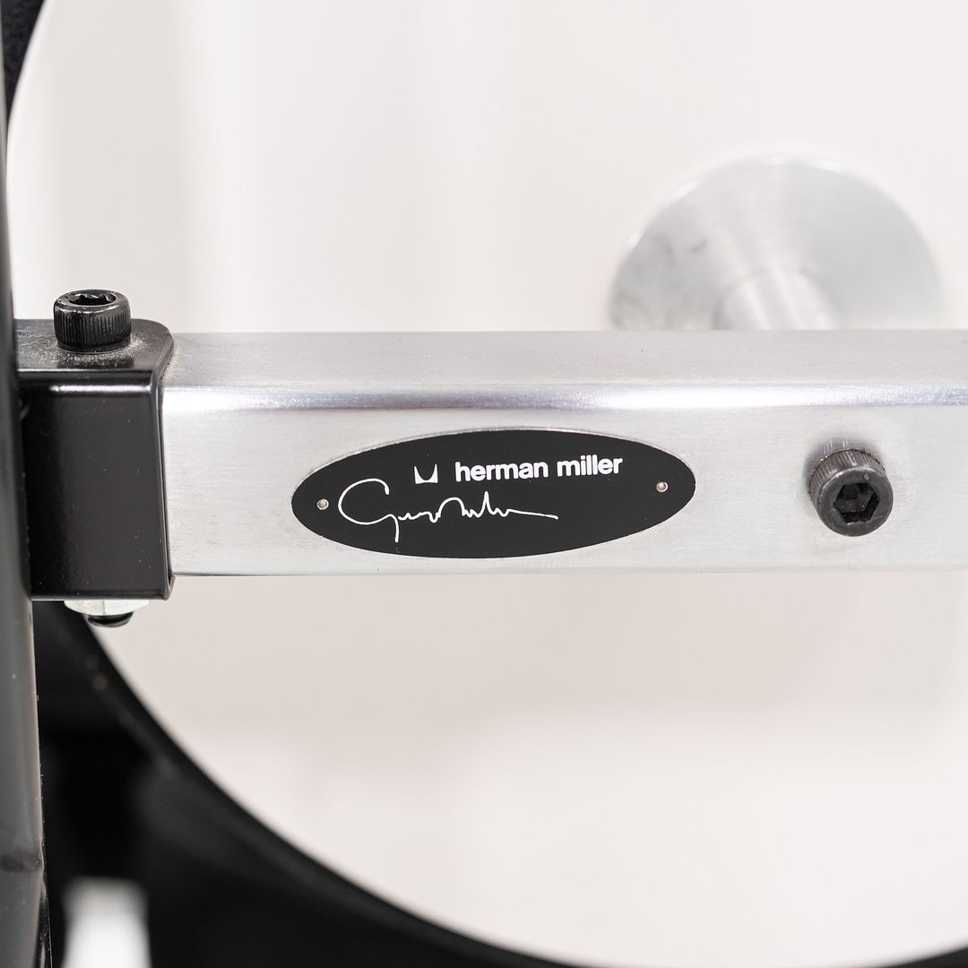 2001 George Nelson for Herman Miller Marshmallow Sofa in Black Upholstery Fabric