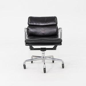 1997 Herman Miller Eames Management Soft Pad Desk Chair in Black Leather 12+ Avail