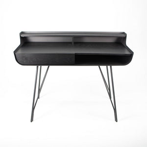 2020 Noori Desk by Nuevo Living w/ Steel Frame and Finished in Onyx (Black)