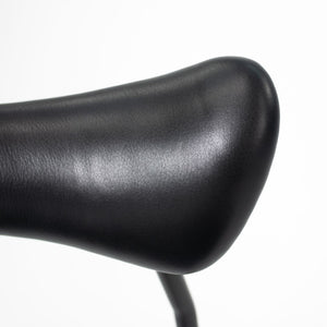 2019 Dragonfly Dining Chair by District Eight in Black Leather 3x Available