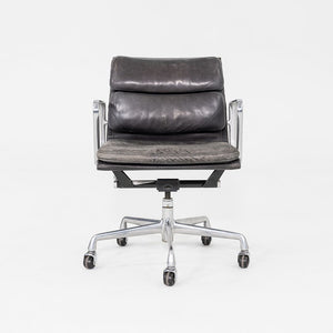 1994 Herman Miller Eames Soft Pad Management Desk Chair Black Leather Upholstery