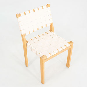 1980s Pair of Alvar & Aino Aalto for Artek 611 Stacking Dining / Side Chairs