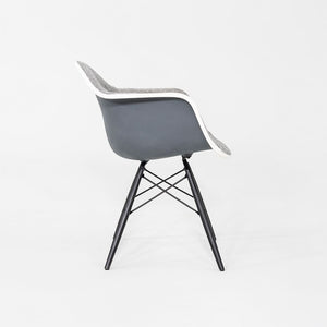 2022 Herman Miller Eames DAW Dining Chair Grey Fabric Upholstery & Eiffel Base