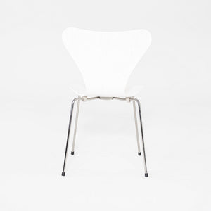2020s Arne Jacobsen for Fritz Hansen Series 7 Chair Painted Ash w/ Chrome Base