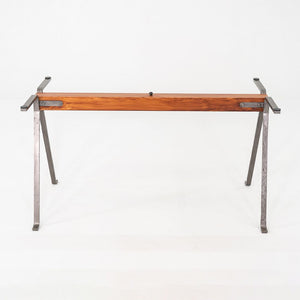 1980s Enzo Mari for Driade Frate Dining Table in Beech with Glass Top 31x51x28"