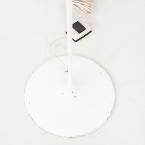 1960s Max Bill Torchiere Floor Lamp in White for B.A.G. Turgi of Switzerland