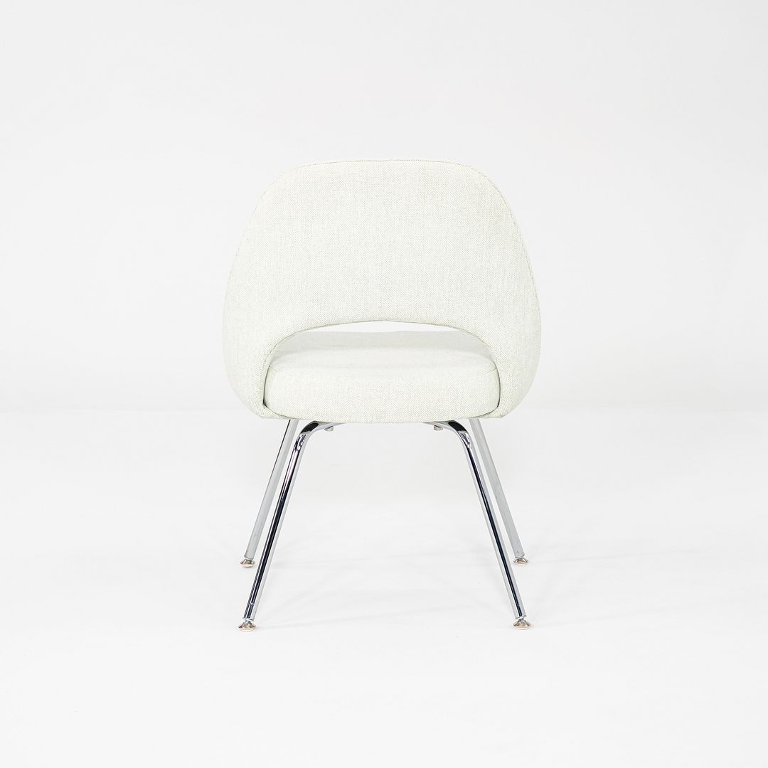 2019 Eero Saarinen for Knoll Armless Executive Dining Chair in Green 11x Avail