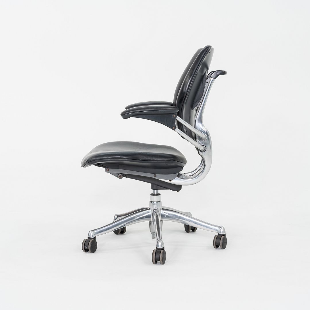 2005 Niels Diffrient for Humanscale Freedom Desk Chair in Black Leather 12+ Available