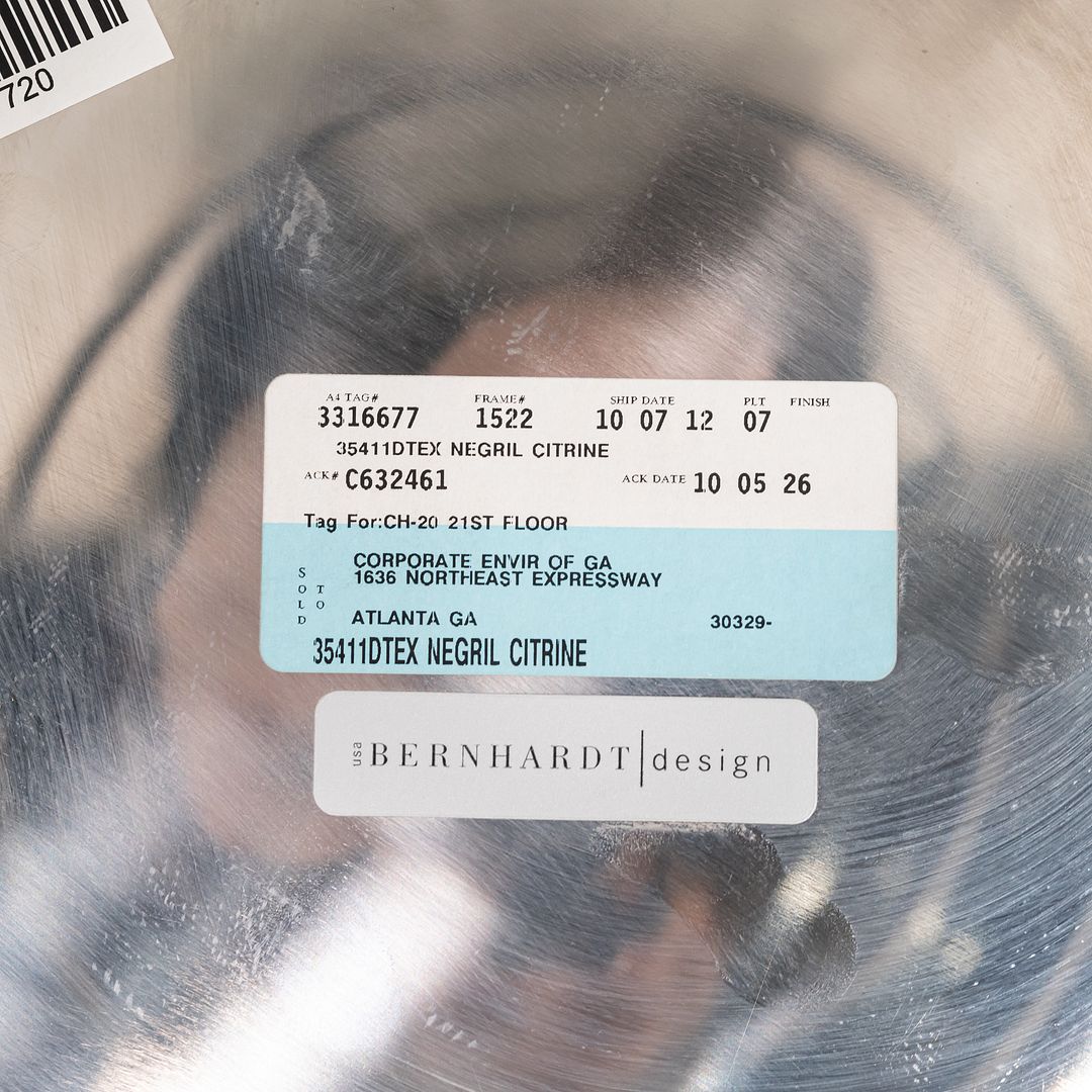 2010 Lievore Altherr Molina for Bernhardt Design Aro Bar Stool with Swivel Seat 15x Available