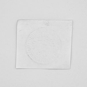 1940s Gordon Bunshaft's Personal Architectural Cast Iron Stamp Seal