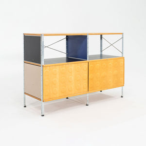 2000s Charles & Ray Eames for Herman Miller ESU 2x2 Cabinet Multicolor w/ Doors