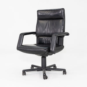 1991 Mario Bellini and Dieter Thiel for Vitra Figura Office Chair Black Leather