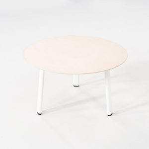 2015 Pair of Allermuir Sunda 2 White Steel Side / End Tables by Allermuir Design