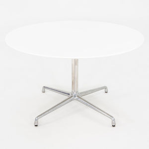 2011 Scott Wilson for Steelcase / Coalesse Round White Laminate Dining Table 48"