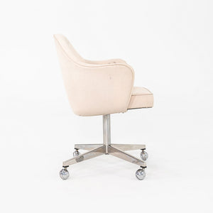 1960s Eero Saarinen for Knoll Full-Back Executive Arm Chair in White, Model 68