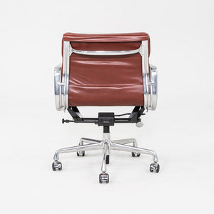2012 Herman Miller Eames Soft Pad Management Desk Chair Rust Leather 10x Avail