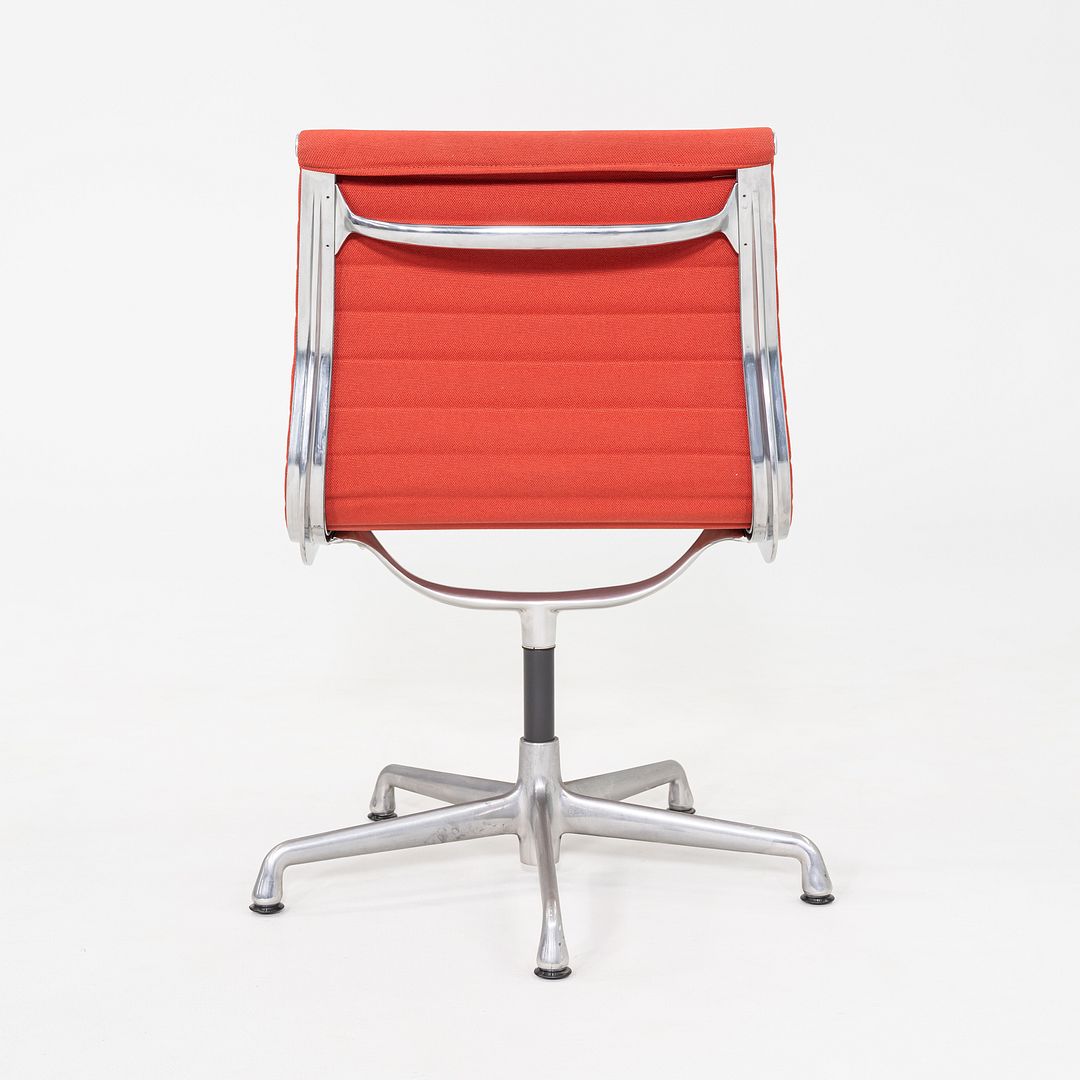 2006 Herman MillerEames Armless Aluminum Group Side / Desk Chair in Red 7x Avail