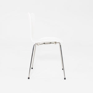 2020s Arne Jacobsen for Fritz Hansen Series 7 Chair Painted Ash w/ Chrome Base