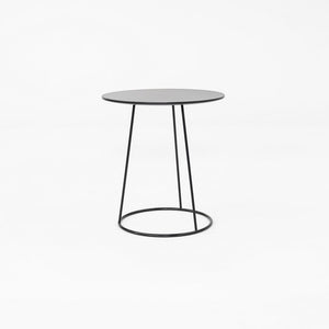 2019 Pair of Monica Forster for Swedese Breeze Side Tables in Black Wood 18 in