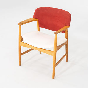 1960s Ejner Larsen and Aksel Bender Madsen 4205 Dining Arm Chair Fritz Hansen