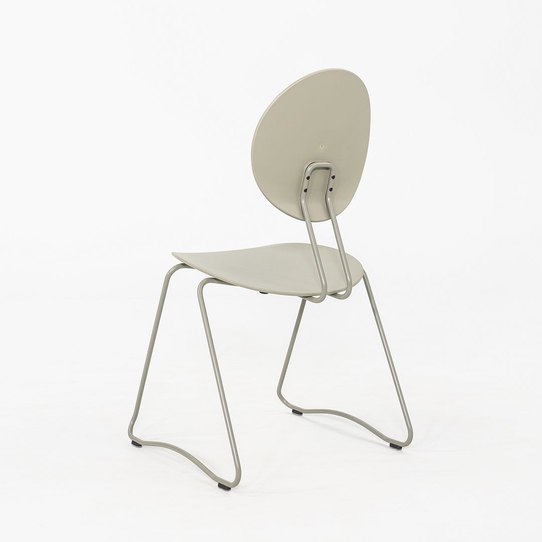 2024 Set of Four Verner Panton for Verpan Flex Chair in Grey Frame w/ Grey Seat