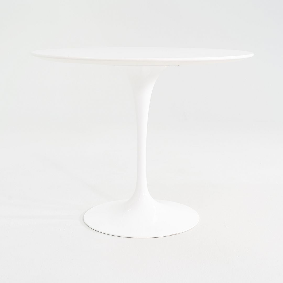 2019 Eero Saarinen for Knoll Tulip Dining Table with White Laminate 36" Top