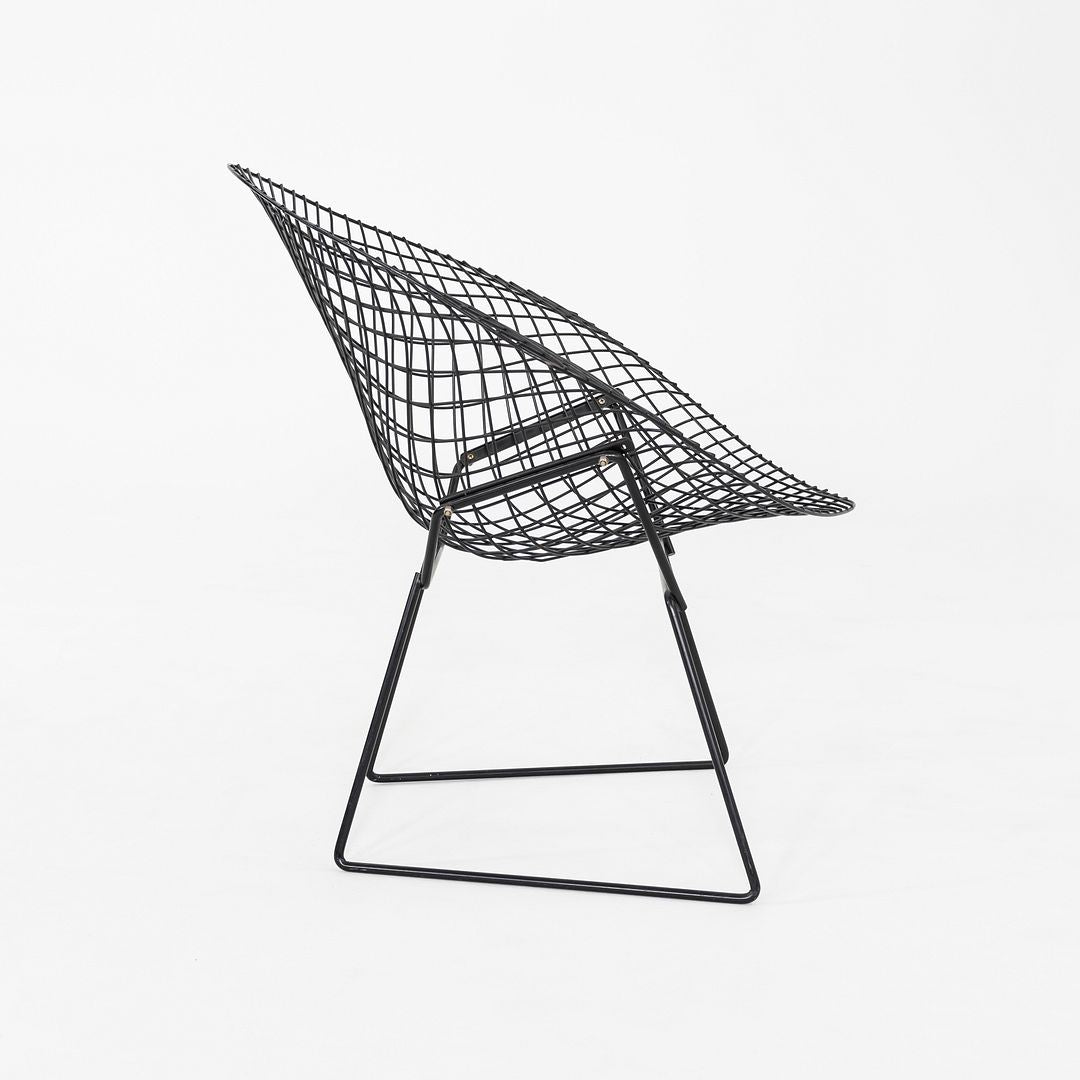 1970s Pair of Harry Bertoia for Knoll Diamond Lounge Chairs Powder Coated Steel