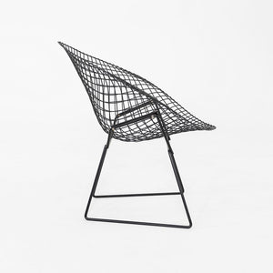 1970s Pair of Harry Bertoia for Knoll Diamond Lounge Chairs Powder Coated Steel
