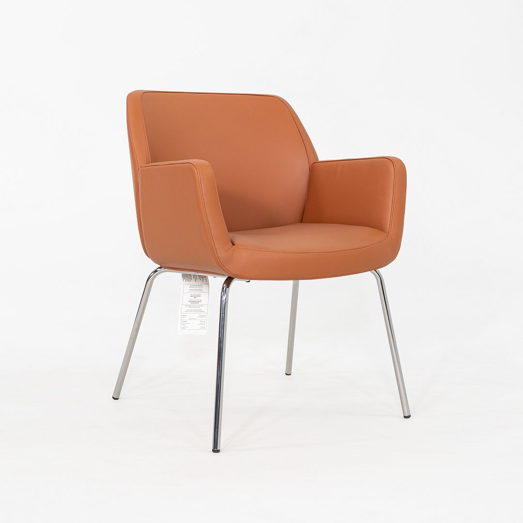 2020s Brian Kane for Coalesse Bindu Guest / Dining Chair in Cognac 12+ Available