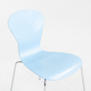 2010s Ross Lovegrove for Knoll Sprite Stacking Dining Chair Blue 11x Available