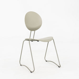 2024 Set of Four Verner Panton for Verpan Flex Chair in Grey Frame w/ Grey Seat